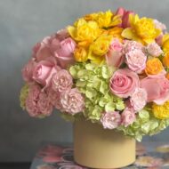 The Beauty of Pink and Yellow - beverlyhillsflorist