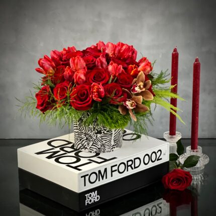 Valentines - Zebra - beverlyhillsflorist