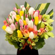 Fanciful Tulips - beverlyhillsflorist
