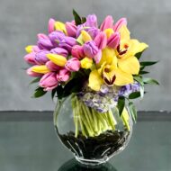 Fanciful Spring Tulips - beverlyhillsflorist