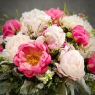 Coral and Blush Peony Bliss - beverlyhillsflorist