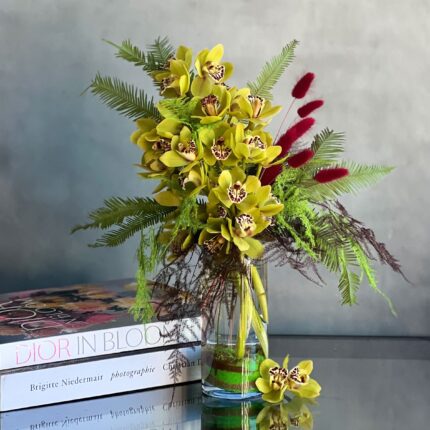 Mini Green Orchids - beverlyhillsflorist