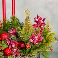 The Holiday Centerpiece - beverlyhillsflorist