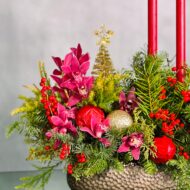 The Holiday Centerpiece - beverlyhillsflorist