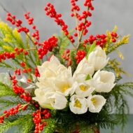 Small Christmas Tulip mix - beverlyhillsflorist