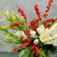 Small Christmas Tulip mix - beverlyhillsflorist