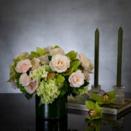 Champagne Roses and Greens - beverlyhillsflorist