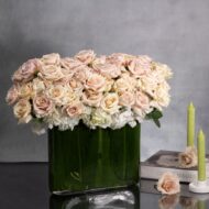 Blush Blossom Elegance - beverlyhillsflorist