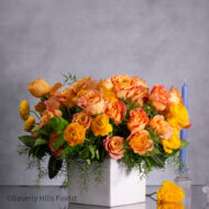 The Tale of Orange Roses - beverlyhillsflorist