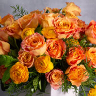 The Tale of Orange Roses - beverlyhillsflorist