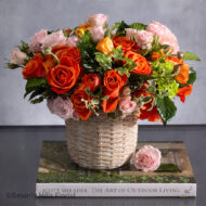 Sunset Serenade Pink Spray Roses in Ceramic Basket Arrangement
Elegant Pink Roses Arrangement in Basket for Same-Day Delivery Beverly Hills
Charming Orange and Pink Flower Arrangement for Los Angeles Delivery