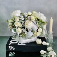 White Peonies and Roses