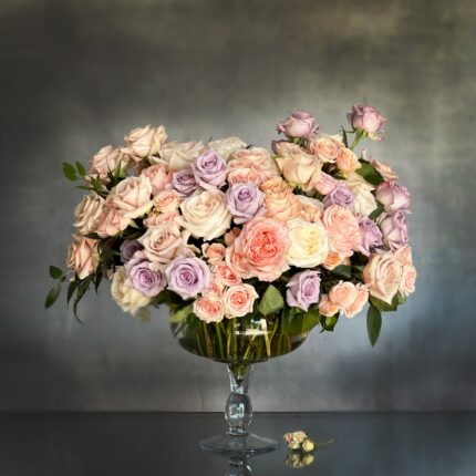 Valentines-  Rose garden - beverlyhillsflorist
