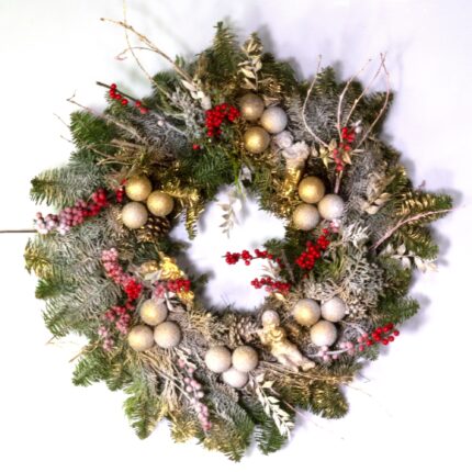Out in the Cold Wreath - beverlyhillsflorist