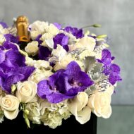 Purple Champagne Gift Box - beverlyhillsflorist
