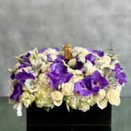 Purple Champagne Gift Box - beverlyhillsflorist