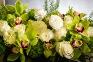 Green and White Goddess - beverlyhillsflorist