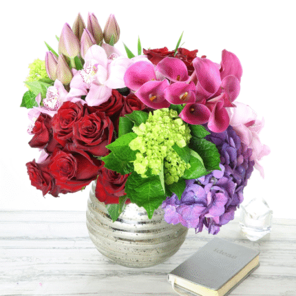 Calla Lilies and Tulips - beverlyhillsflorist