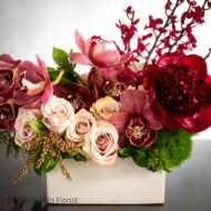 $125 - $10,000 - Designer's Choice - Blush & Bordeaux: A Tale of Romance - beverlyhillsflorist