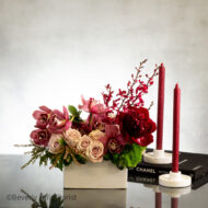 $125 - $10,000 - Designer's Choice - Blush & Bordeaux: A Tale of Romance - beverlyhillsflorist