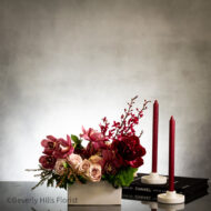 $125 - $10,000 - Designer's Choice - Blush & Bordeaux: A Tale of Romance - beverlyhillsflorist