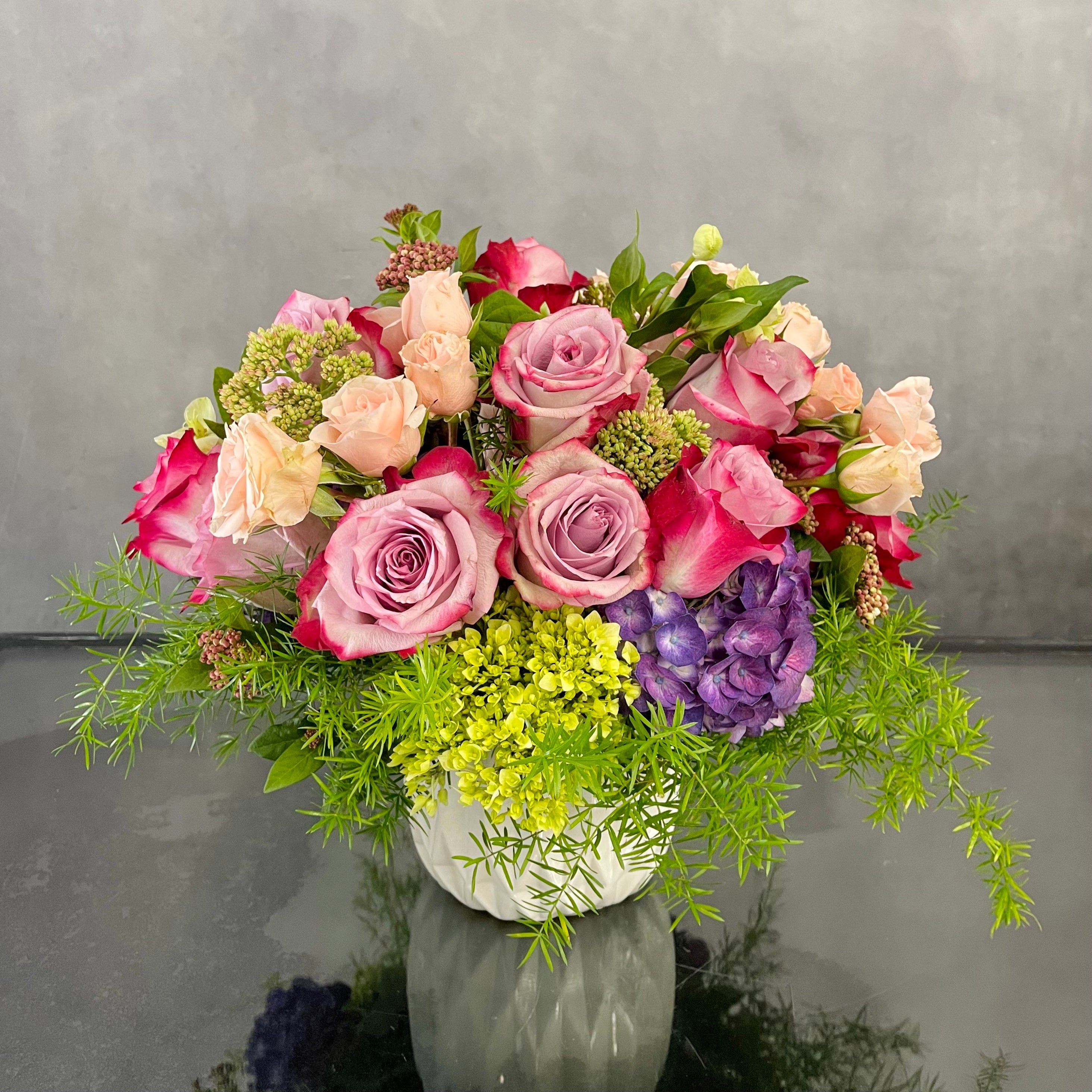 lavenderroses-pinkroses Twist of Lavender - beverlyhillsflorist