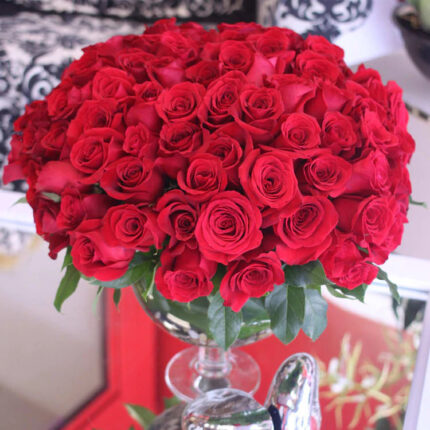 Red Hot Roses - beverlyhillsflorist