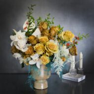 Mustard Rose Medley - beverlyhillsflorist