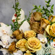 Mustard Rose Medley - beverlyhillsflorist