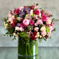 What a Delight Floral Arrangement with Pastel Roses, Peonies, and Orchids
Elegant Pink, Lavender, and White Roses in What a Delight Arrangement
Luxury Pastel and Bright Floral Arrangement for Same-Day Delivery Beverly Hills
Sophisticated Floral Arrangement with Roses and Hydrangeas for Los Angeles Delivery