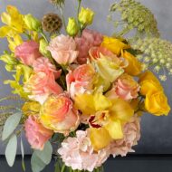 Designers Choice - Yellow and Pink - beverlyhillsflorist