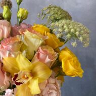 Designers Choice - Yellow and Pink - beverlyhillsflorist