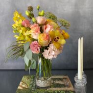 Designers Choice - Yellow and Pink - beverlyhillsflorist