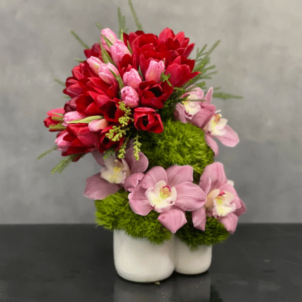 Valentine - Step by Step Tulips - beverlyhillsflorist
