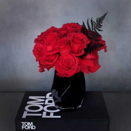 Valentines - Deep red Roses - beverlyhillsflorist