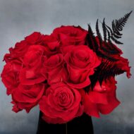 Valentines - Deep red Roses - beverlyhillsflorist