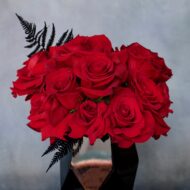 Valentines - Deep red Roses - beverlyhillsflorist