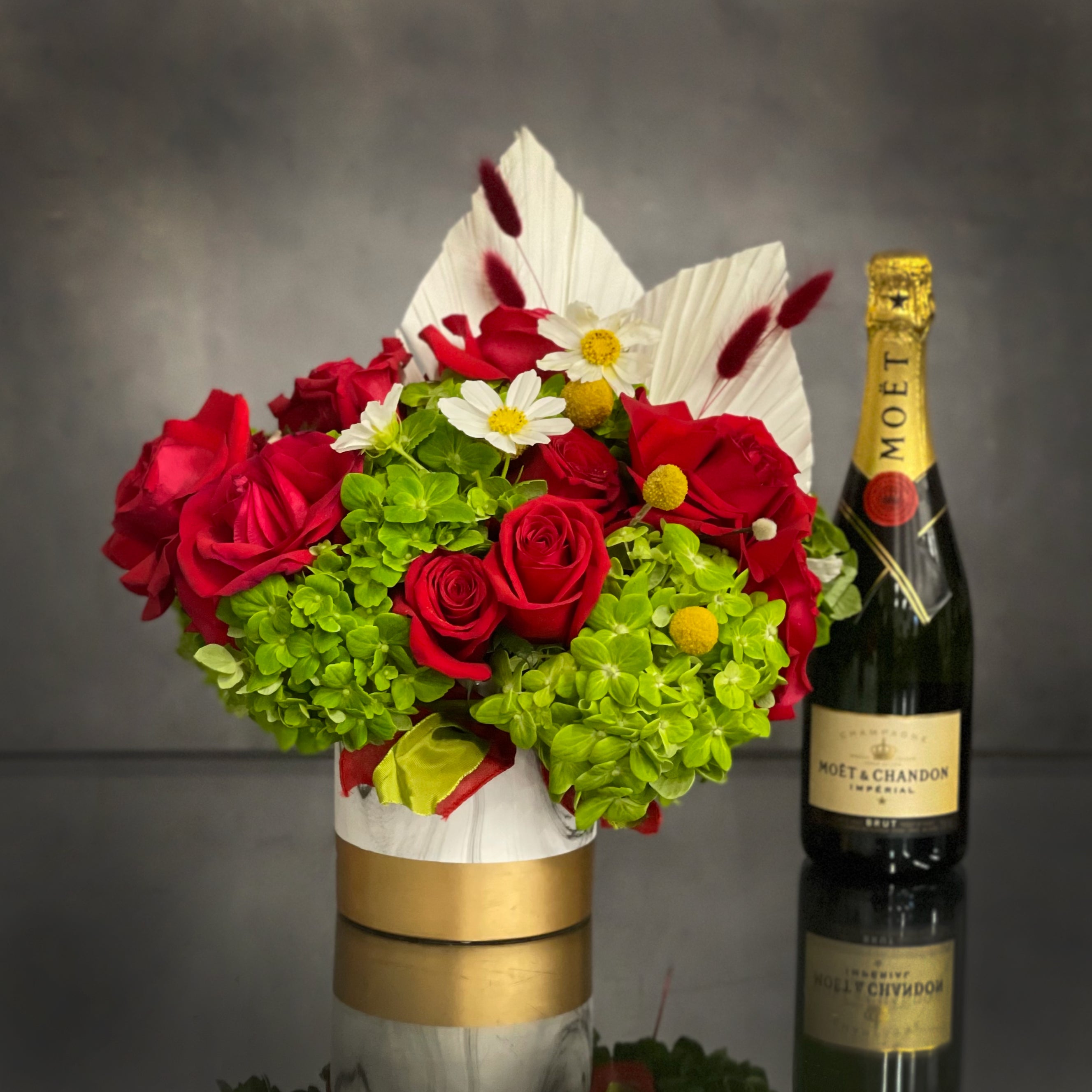 redroses_marbleVaseG_2371 Secret Admirer - beverlyhillsflorist