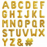 Letter Balloons - beverlyhillsflorist