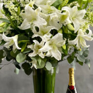 White Lilies Standing Tall - beverlyhillsflorist
