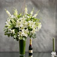 White Lilies Standing Tall - beverlyhillsflorist