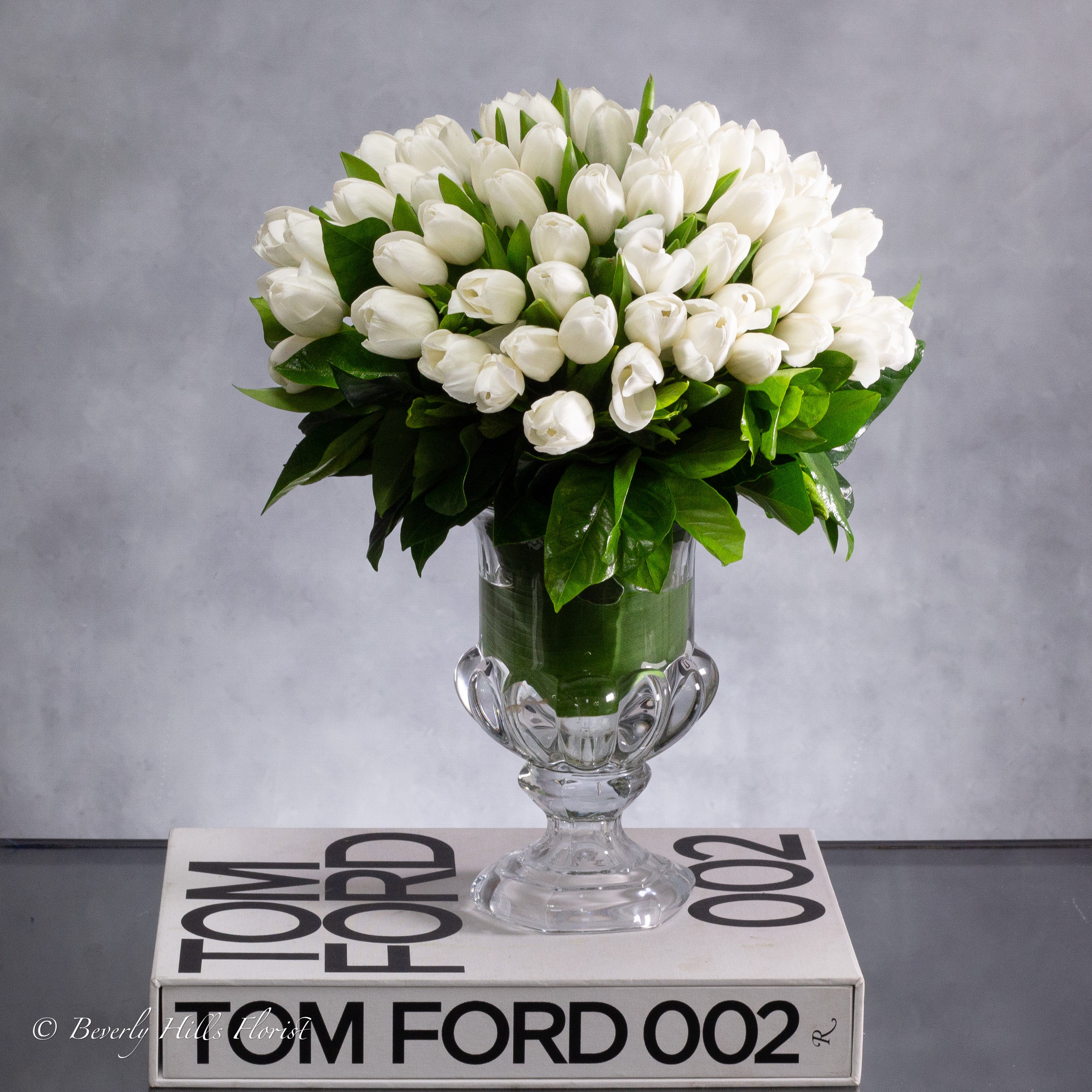 white_tulips1_e5531e53-7a0b-49bb-b12f-d8e34b51ed60-1 White Tulips in Crystal Splendor - beverlyhillsflorist
