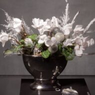 White Xmas Cyclamen - beverlyhillsflorist