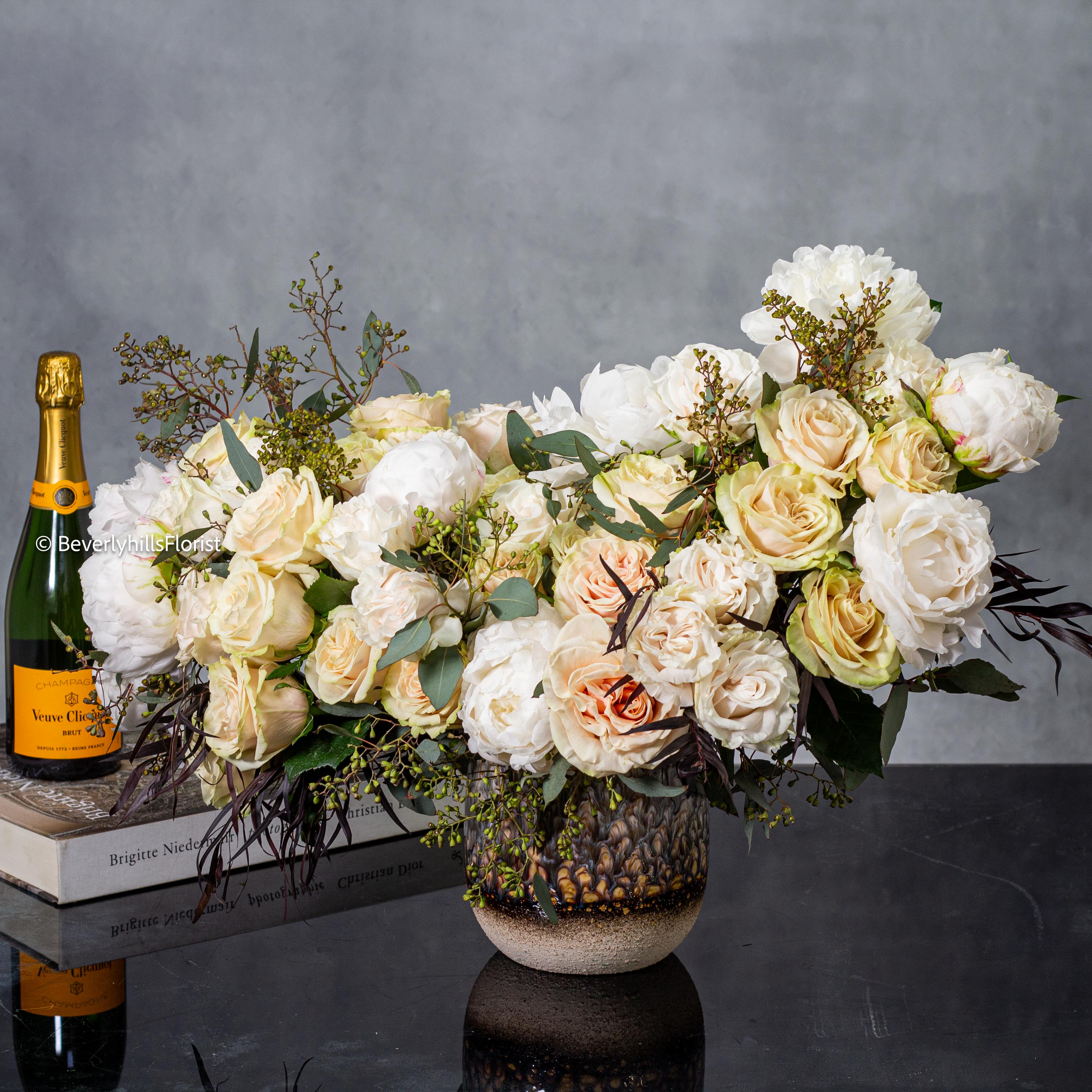 zarehmay17-38-1 Angelic White Rose Symphony - beverlyhillsflorist